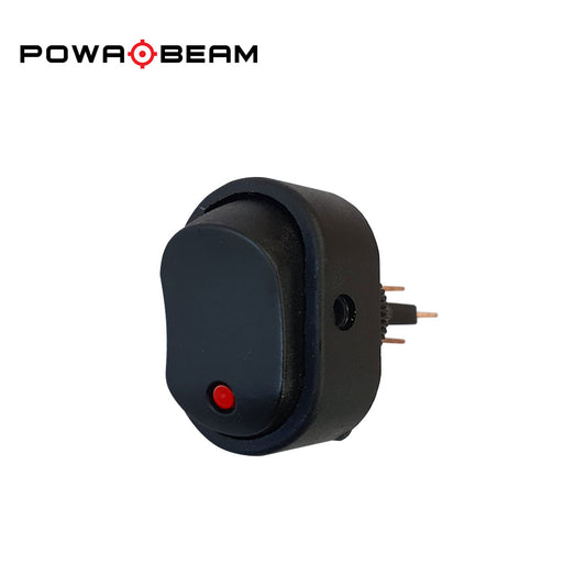 Powa Beam Red Rocker Spotlight Switch