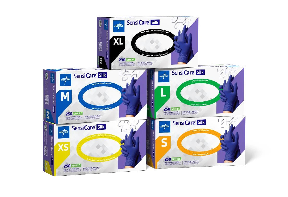 Medline Nitrile Exam Gloves - Powder & Latex Free