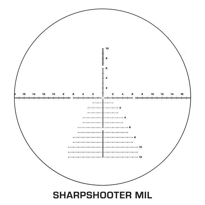 Patriot Tactical 4-16X44 FFP Mil,30mm Tube Riflescope
