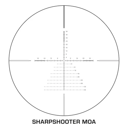Patriot Tactical 6-24x50 FFP MOA,30mm Tube Riflescope