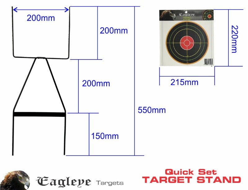 Quick Target Stand Quick Set Target Stand Kit – Alpha Hunting and Outdoors