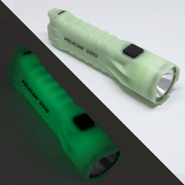 PELICAN TORCH 3310 G2 LED GLOW IN DARK