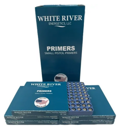 WHITE RIVER ENERGETICS Small Pistol Primer 100pk