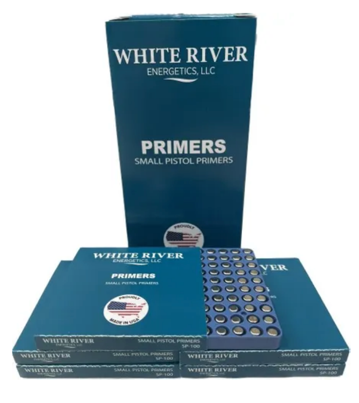 WHITE RIVER ENERGETICS Small Pistol Primer 1000pk