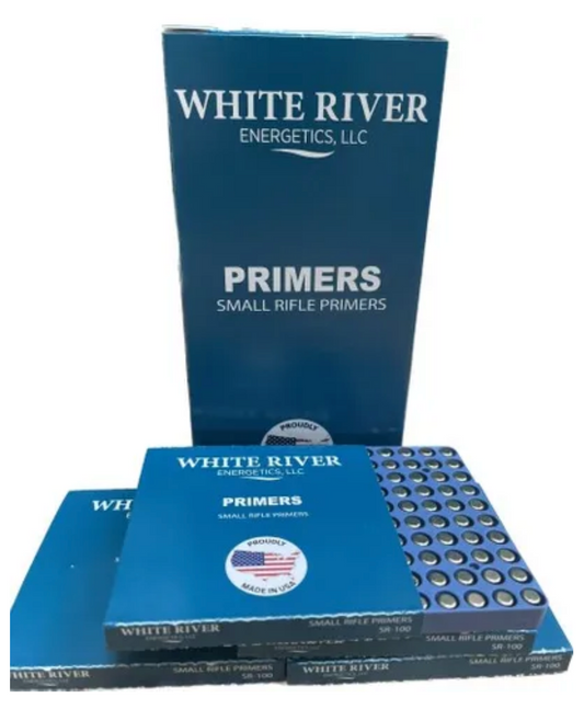 WHITE RIVER ENERGETICS Small Rifle Primer 1000pk