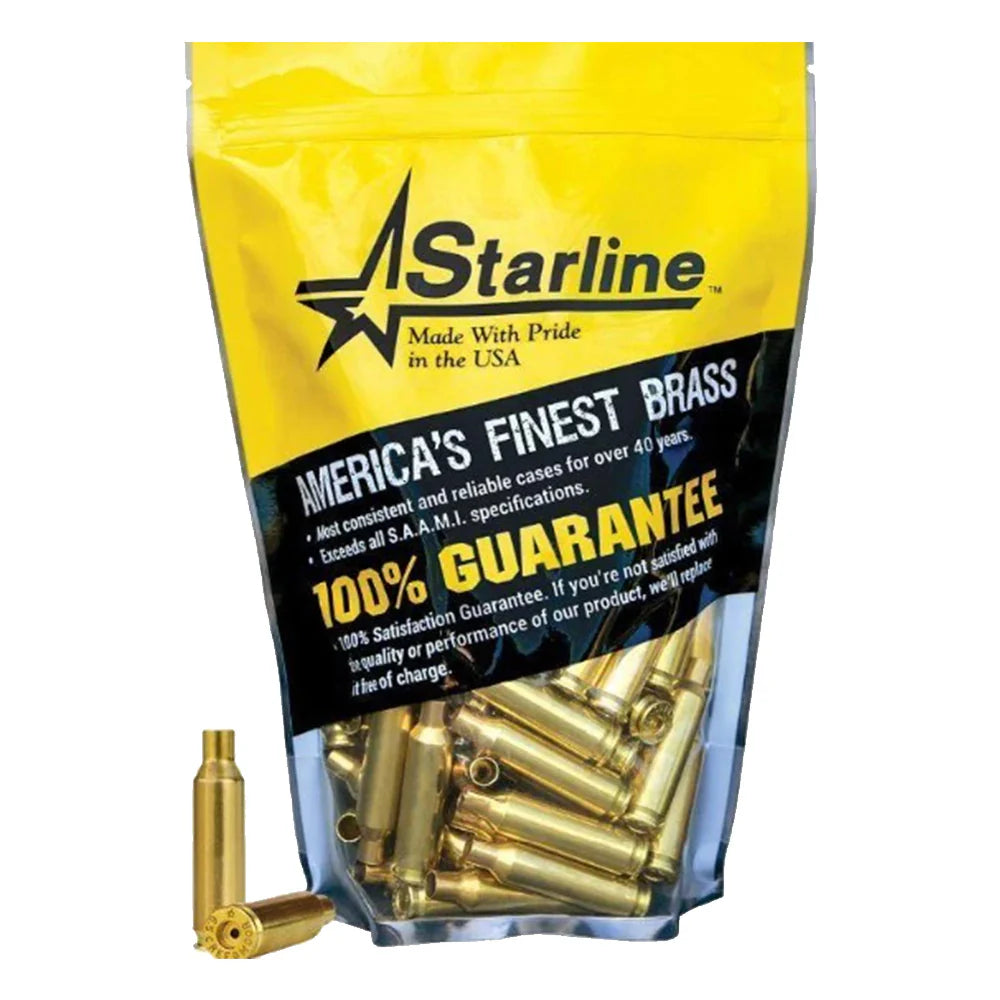 Starline Unprimed Brass Cases - 222 Remington 50pk