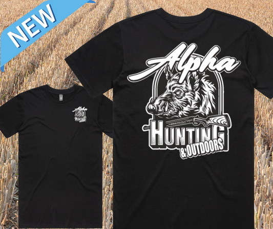 Alpha Hunting T-shirt - Boar Shield