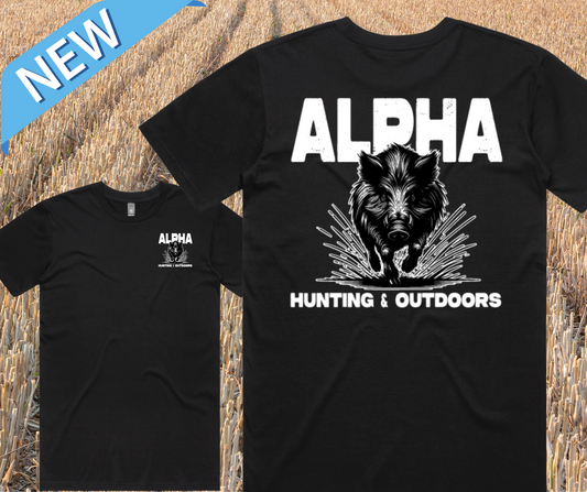 Alpha Hunting T-shirt - Running Boar