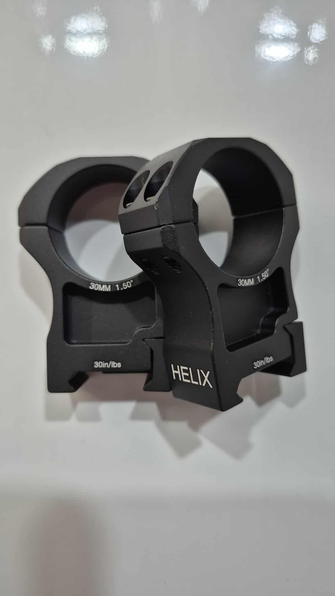 Helix Precision Match Rings 30mm Extra High