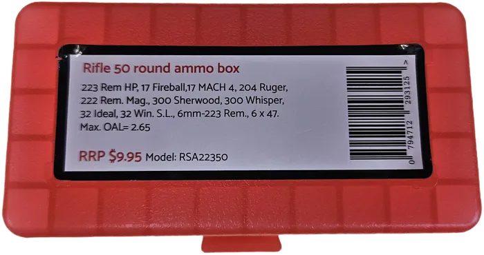 RS Ammo Box 223x50