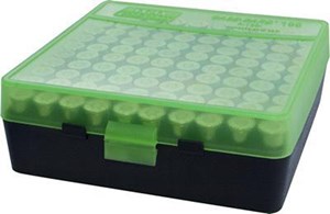 MTM PISTOL AMMO CASES 10O ROUND WITH HINGED LID