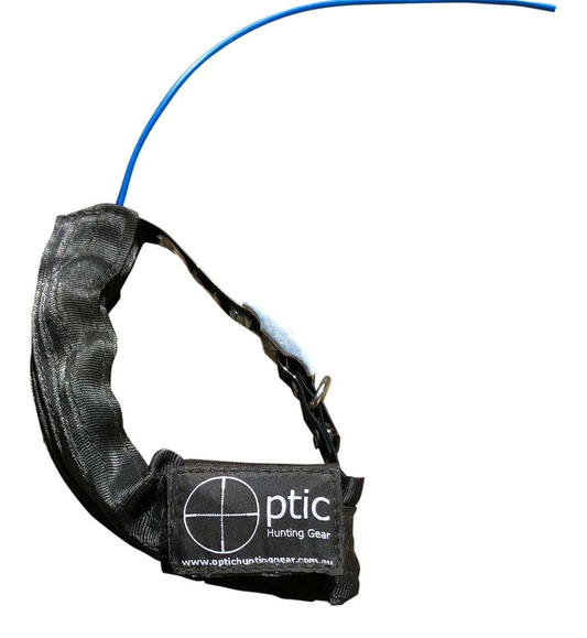 Optic hunting gear seat belt tracker protector