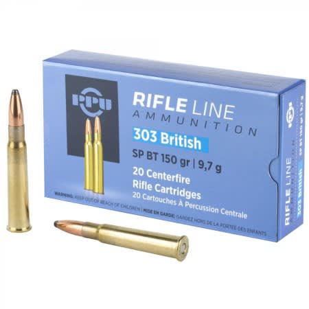 PPU 303 British 150gr SP BT