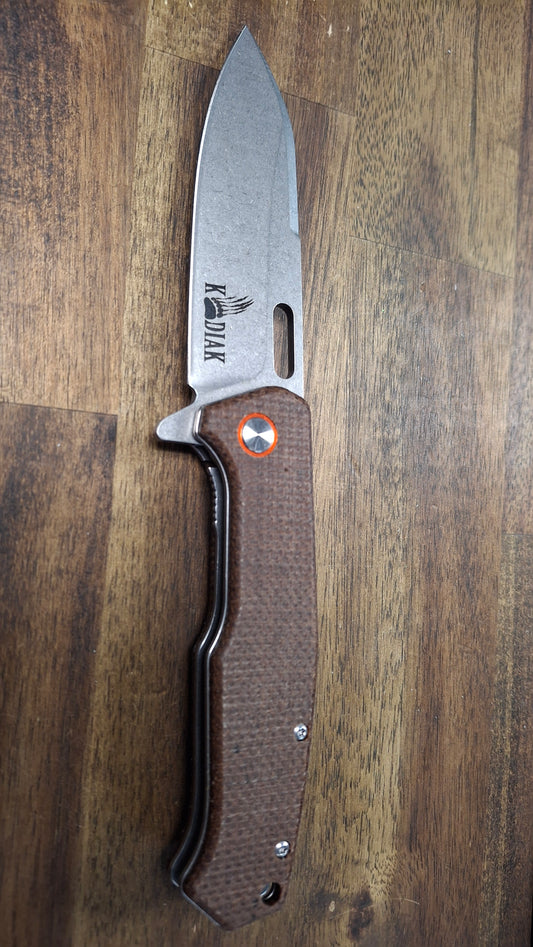 Kodiak Denali - Brown folding knife