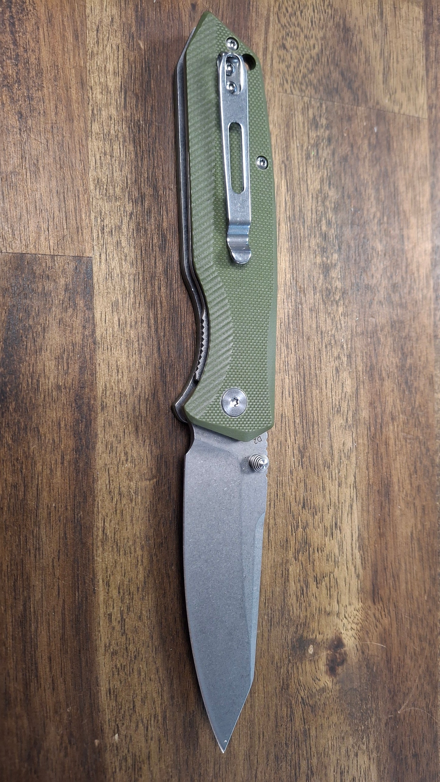 Kodiak Denali - green folding knife