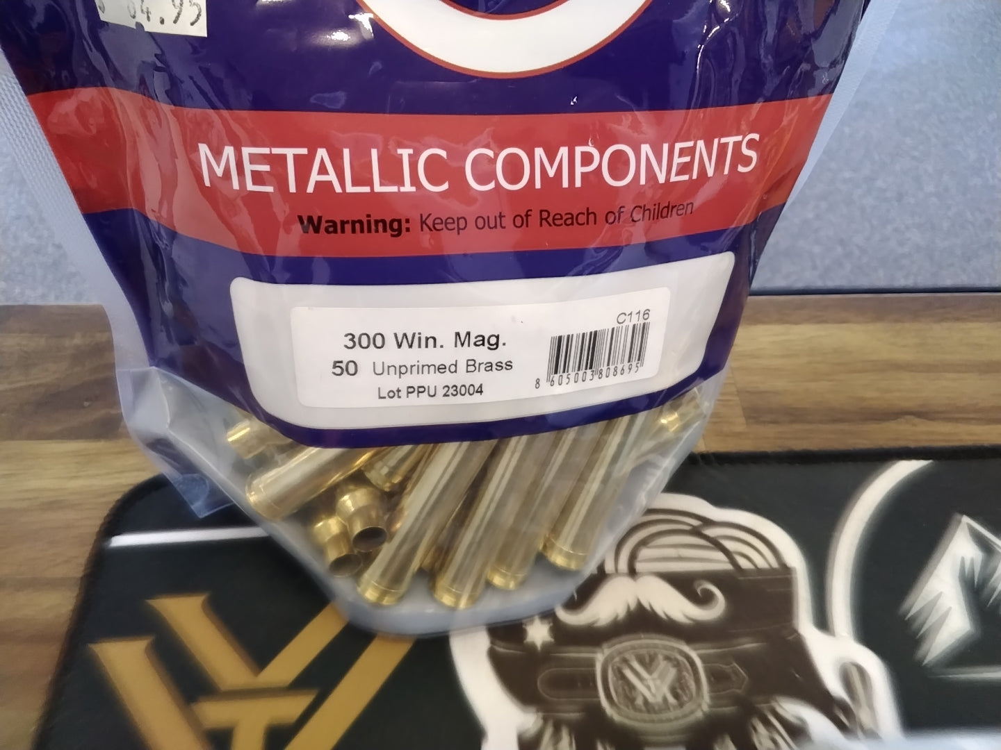 PPU 300win-mag 50 unprimed brass cases