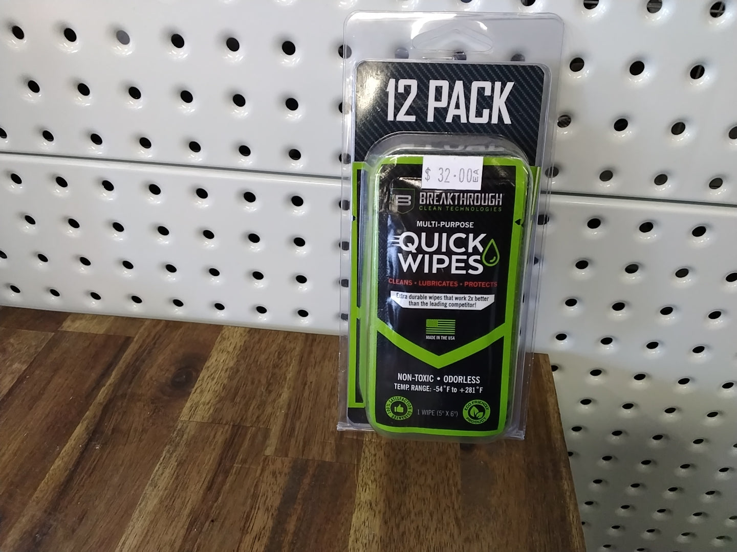 Breakthrough quick wipes 12pack