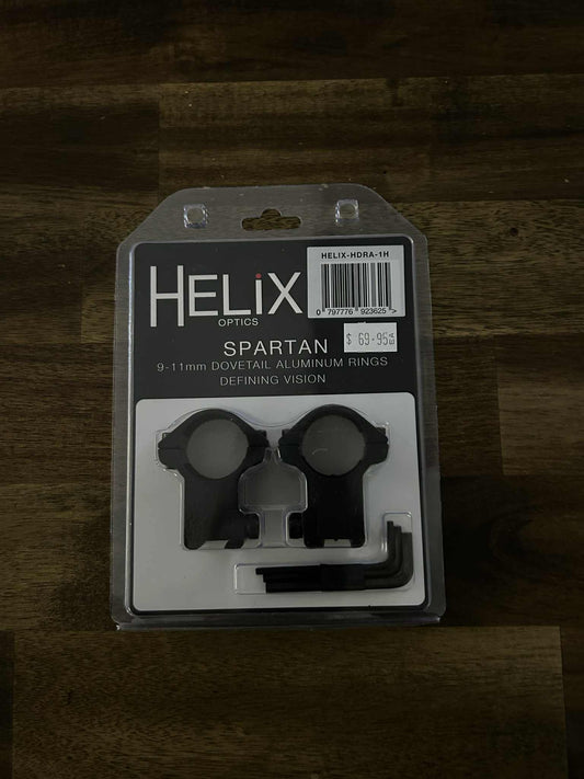 Helix Spartan 9-11m Dovetail aluminium rings -High