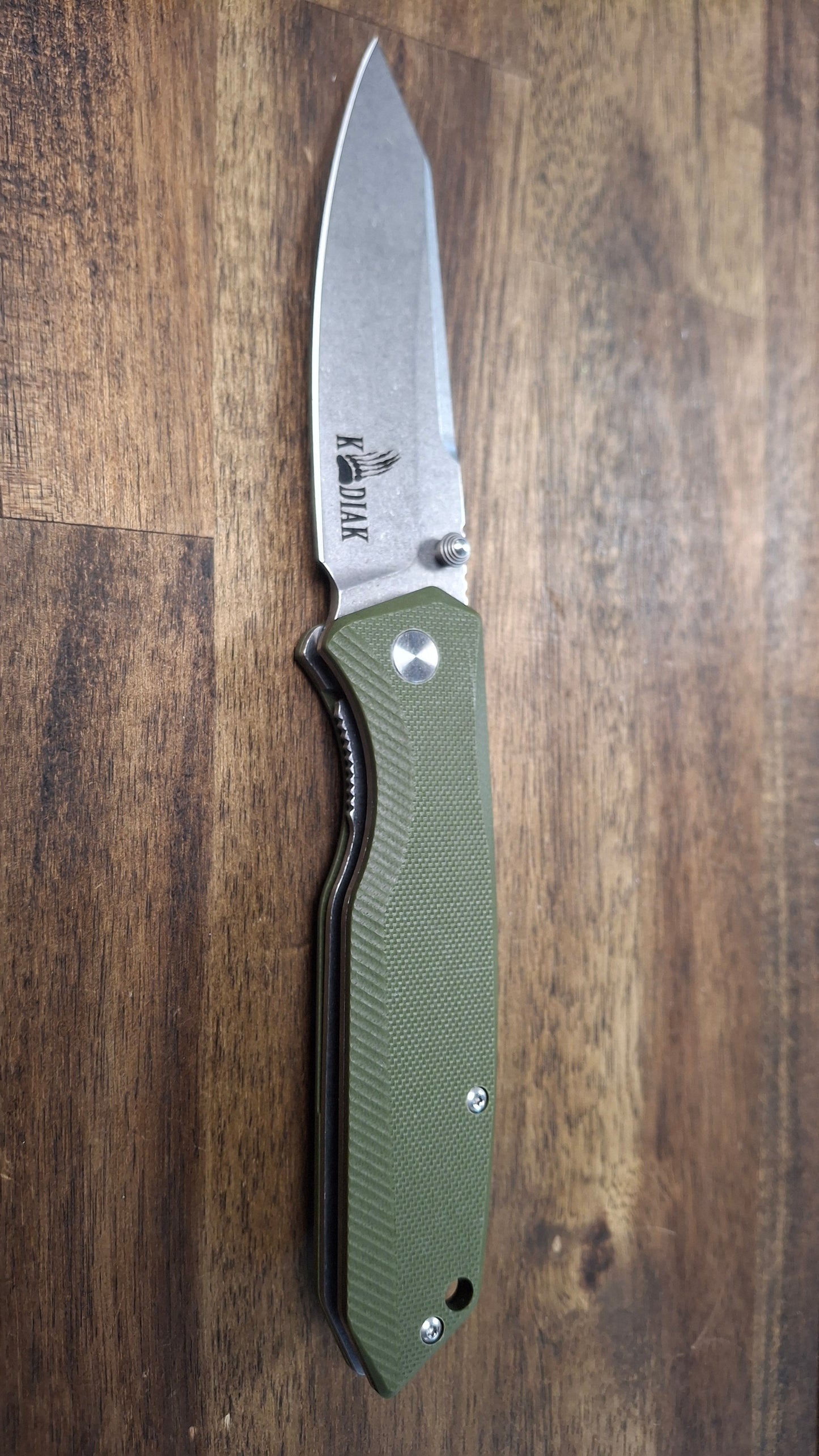 Kodiak Denali - green folding knife