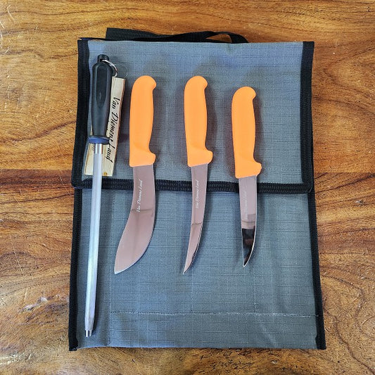 Van Diemen Land Knife Roll Grey