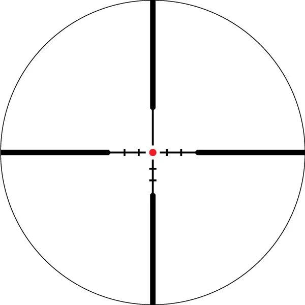 Crossfire® HD 1-4x24 Illuminated Dead-Hold® 2A BDC (MOA) Reticle | 30mm Tube