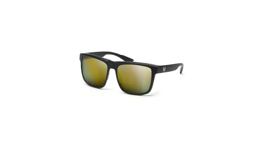 Banshee Sunglasses  Black/Amber - Gold Mirror