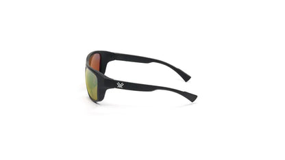 Jackal Sunglasses Black/Amber - Gold Mirror