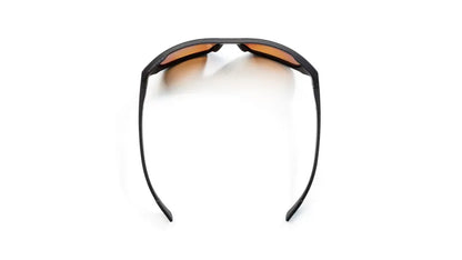 Jackal Sunglasses Black/Amber - Gold Mirror
