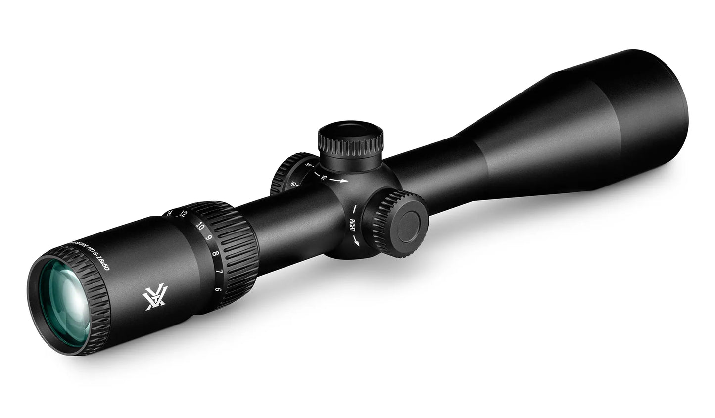 Crossfire® HD 6-18x50 WideRange Plex™ (MOA) Reticle | 30mm Tube