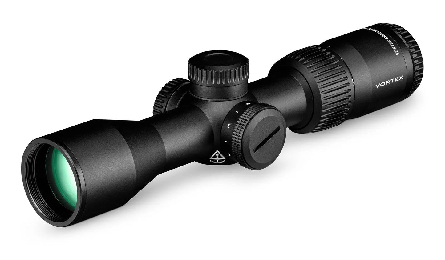 Crossfire® HD 1.5-5.5x32 Scout Illuminated Dead-Hold® 2A BDC (MOA) Reticle |1" Tube