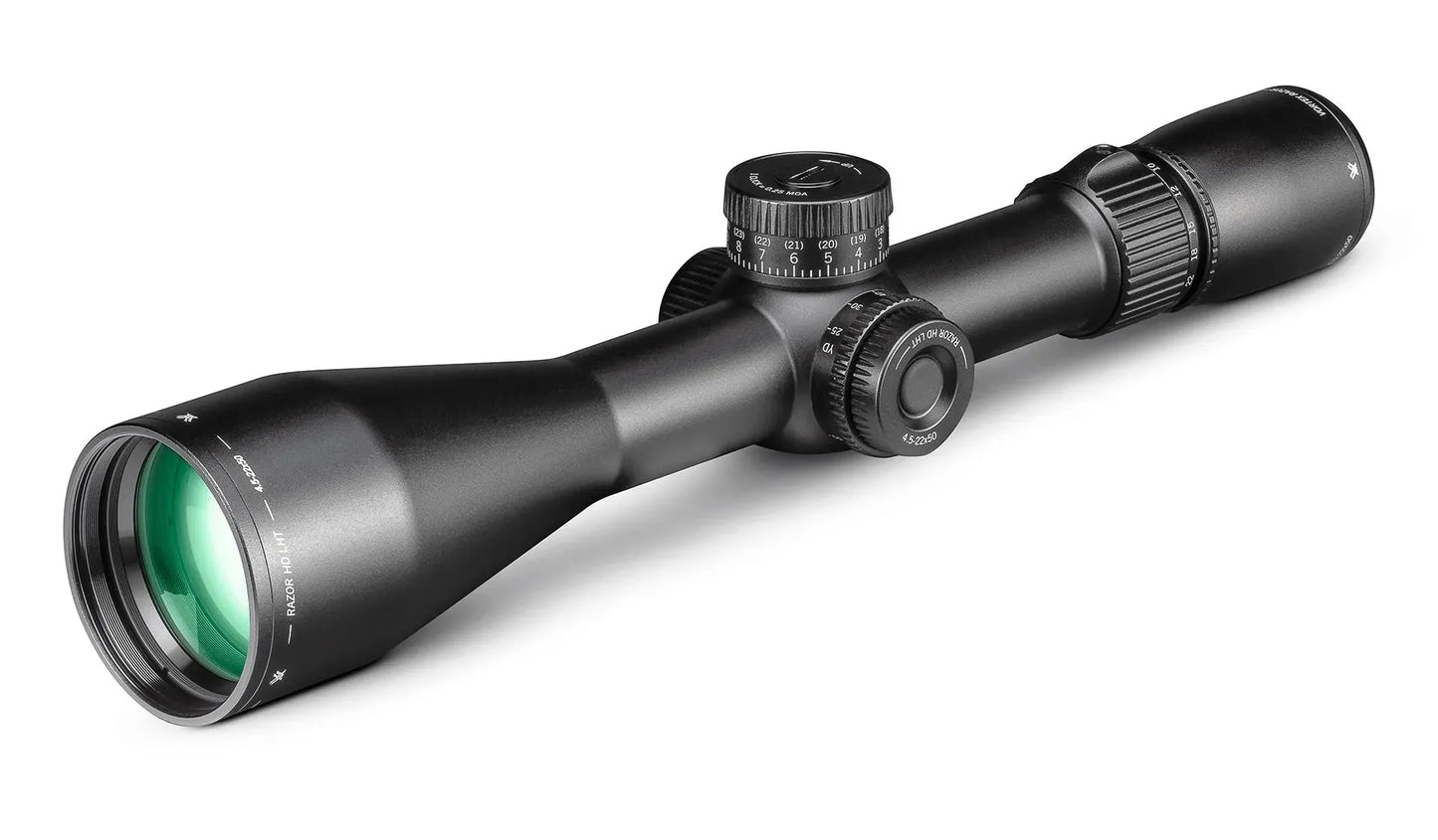 Razor® HD LHT™ 4.5-22x50 FFP XLR-2 (MRAD) Reticle