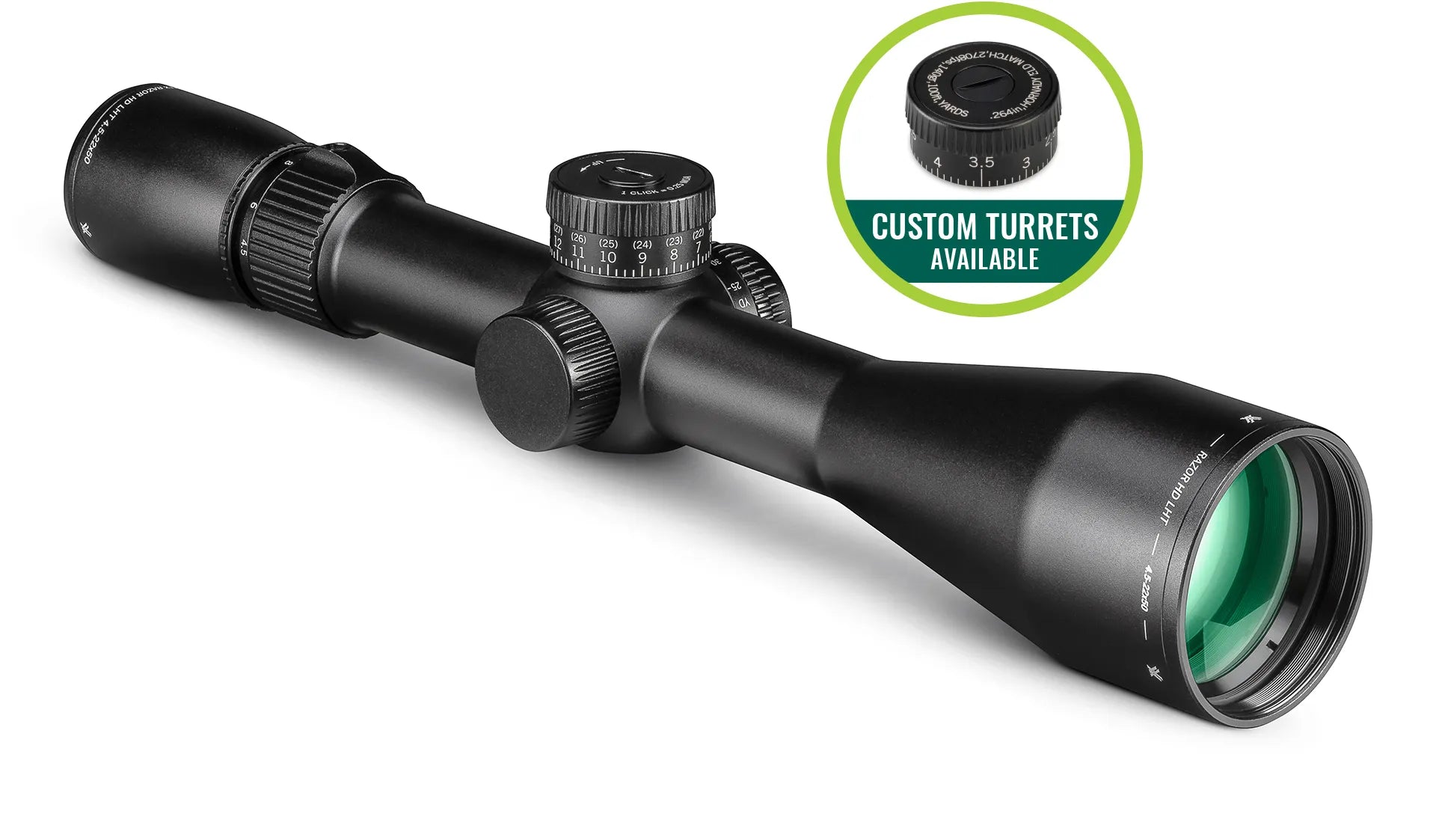 Razor® HD LHT™ 4.5-22x50 FFP XLR-2 (MOA) Reticle – Alpha Hunting and ...