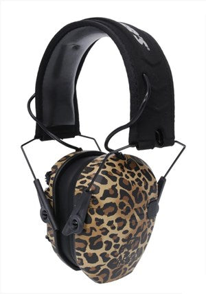 WALKERS RAZOR SLIM ELECTRONIC MUFFS - LEOPARD PRINT
