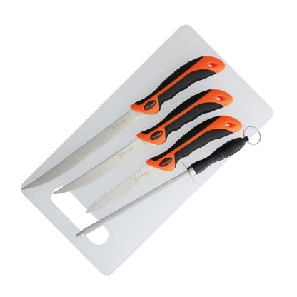 Elk Ridge Hi-Vis Fillet Knife Set