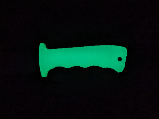 Tassie Tiger Knife Green Glow Handle Pig Sticker